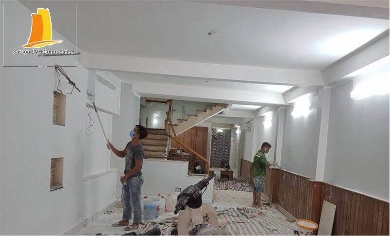 Dịch vụ sơn nhà tại quận Tân Phú