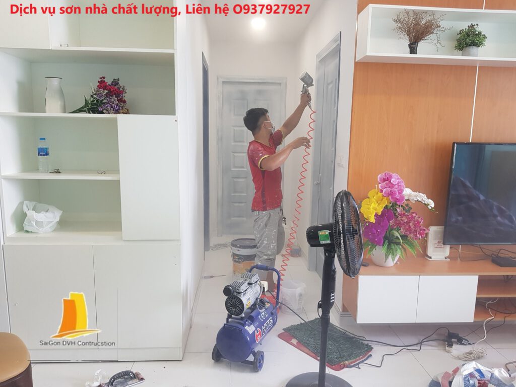 Dịch vụ sơn nhà tại quận thủ đức, TPHCM Liên hệ O937927925