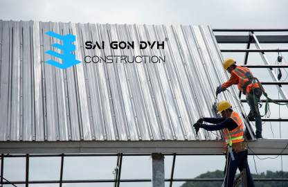 SAIGONDVH cung cấp rất nhiều dịch vụ khắc phục dột cho mái tôn 