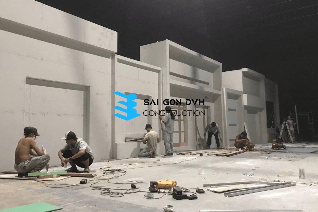 SAIGONDVH - Thợ làm vách ngăn thạch cao chuyên nghiệp